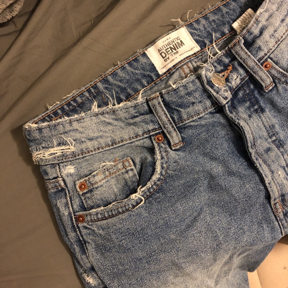 Zara TRF high-rise mom jeans